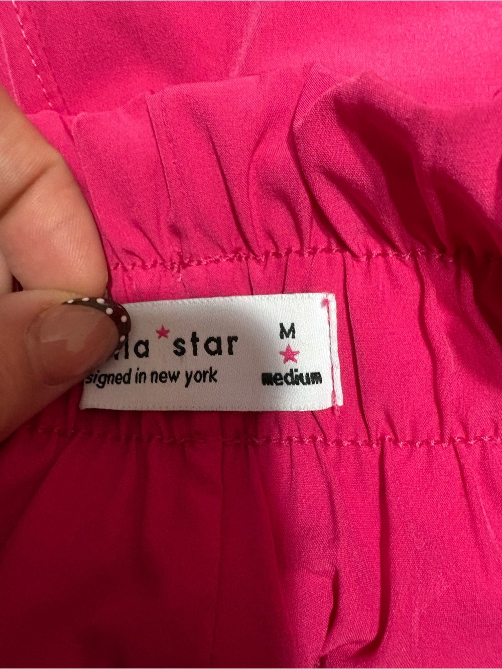 Women's Pink Athletic Tennis Skort with Elastic Waistband - Picture 6 of 7